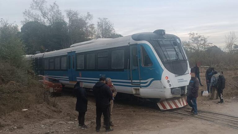 El choque se produjo en Valle Hermoso.