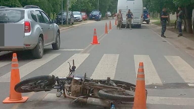 El choque sucedió en Camino a 60 Caudras.