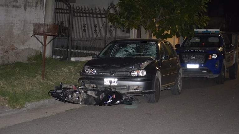 El choque tuvo lugar a metros del cementerio local. (Foto: Puntal)