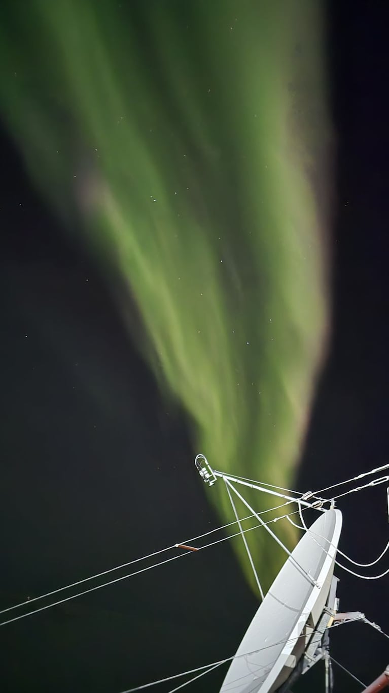 El cielo de Argentina se iluminó con auroras australes: un espectáculo mágico en el cielo 
