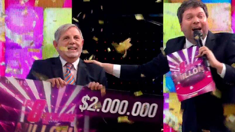 El cirujano volvió a ganar y ya tiene dos millones de pesos.