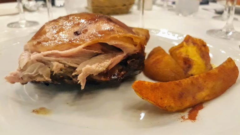 El cochinillo segoviano, un clásico del restaurante El Celta.