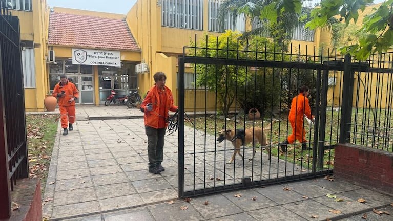 El colegio a donde asiste Luciana Barrios fue el último lugar en el que se la vio.