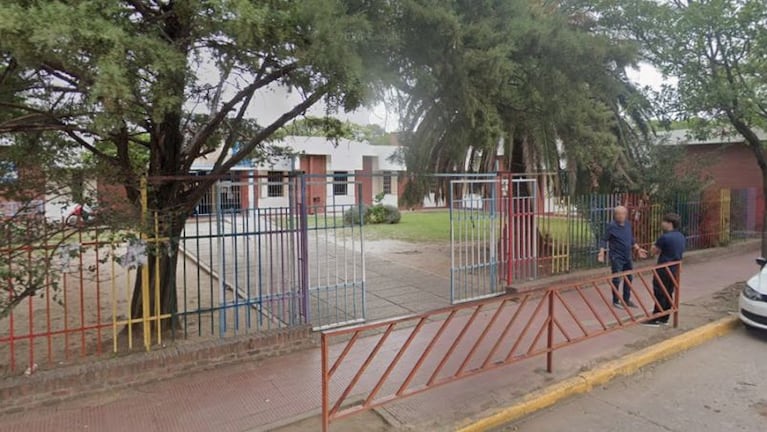 El colegio de barrio Matienzo que sufrió el robo del medidor de luz.