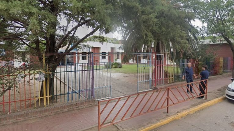 El colegio de barrio Matienzo que sufrió el robo del medidor de luz.