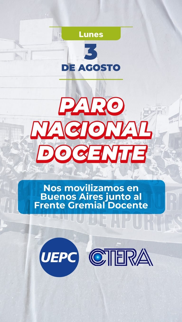 El comunicado de la UEPC