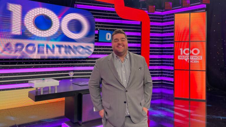 El conductor de 100 argentinos dicen en un mano a mano con Flor Ferrero