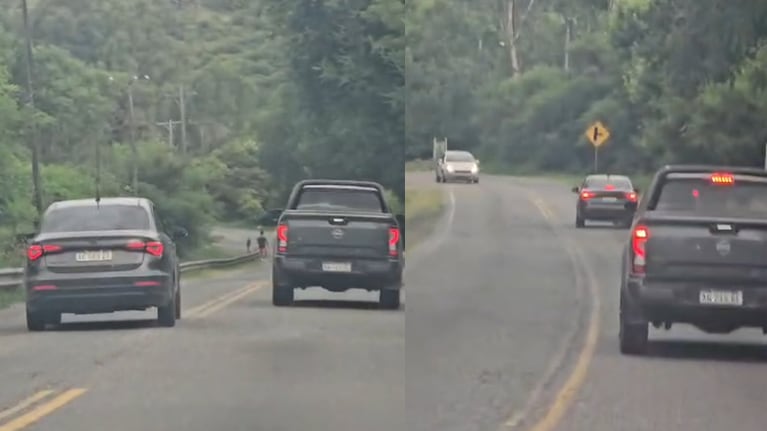 El conductor quedó escrachado en la ruta E-55.