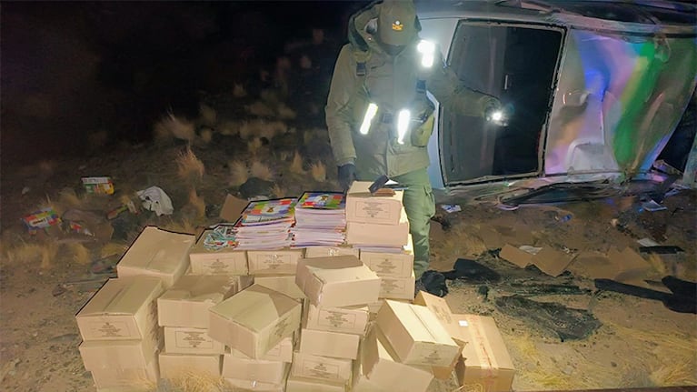 El conductor se dio a la fuga y chocó a los pocos kilómetros.