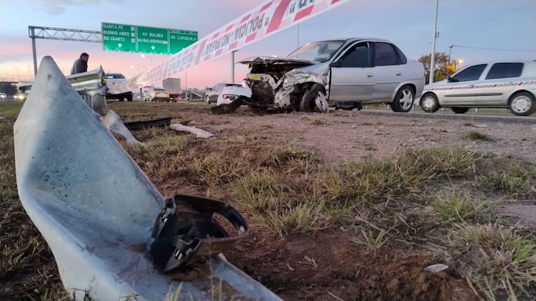 El conductor tenía 51 años e iba solo en el Chevrolet Corsa.