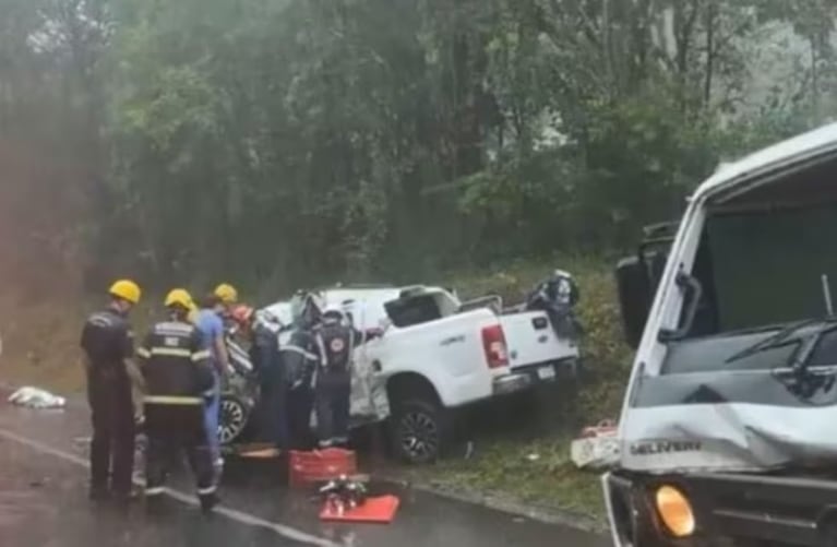 El conductor y la hijita de su amigo: quiénes eran los argentinos que murieron en un choque en Brasil