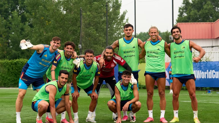 El conjunto español no pudo hacer su último entrenamiento antes de la final.