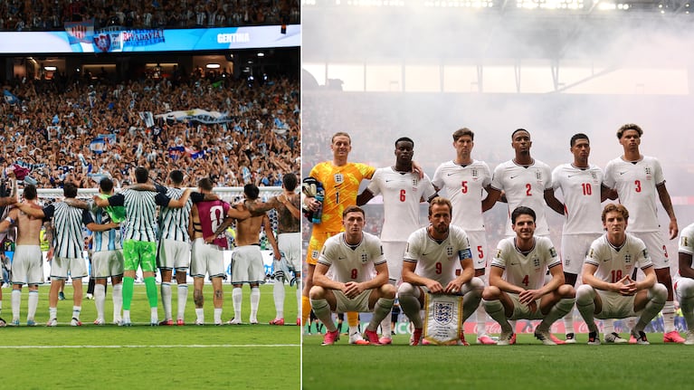 El conjunto inglés reaccionó al pase de Argentina a semis.
