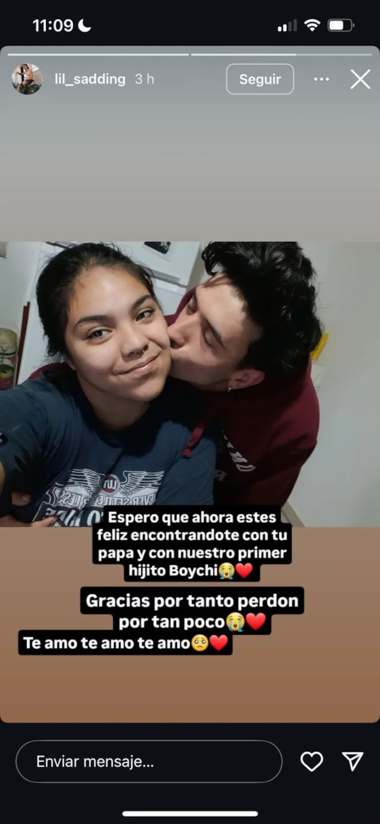 El conmovedor posteo del novio de la chica que murió cuando iba a arrojar las cenizas de su padre.