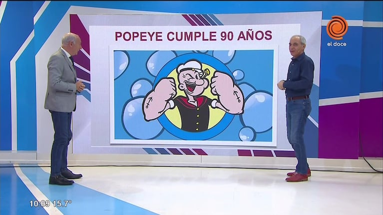 El consumo de hierro y espinaca