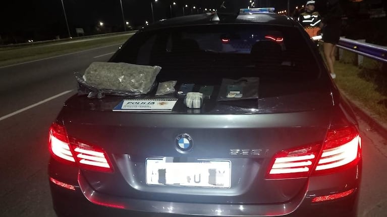 El control de rutina acabó con cuatro detenidos en la Circunvalación.