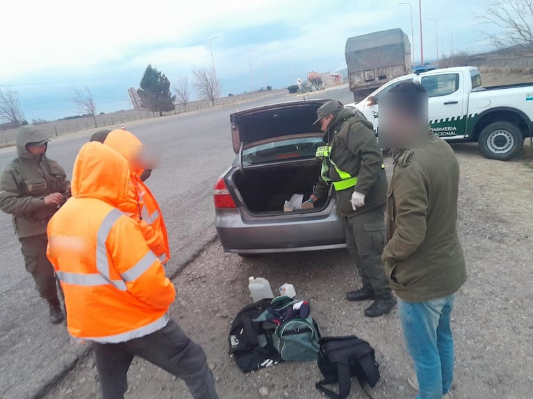 El control fue en la Ruta Provincial 1 en San Luis.