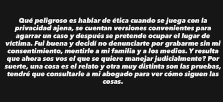 El contundente mensaje de Candela Arizaga tras la polémica entrevista de Facundo Moyano: “Fui buena y…”