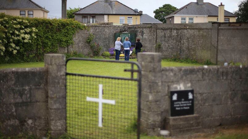 El convento donde se enterraron irregularmente a numerosos bebés. Foto: AP