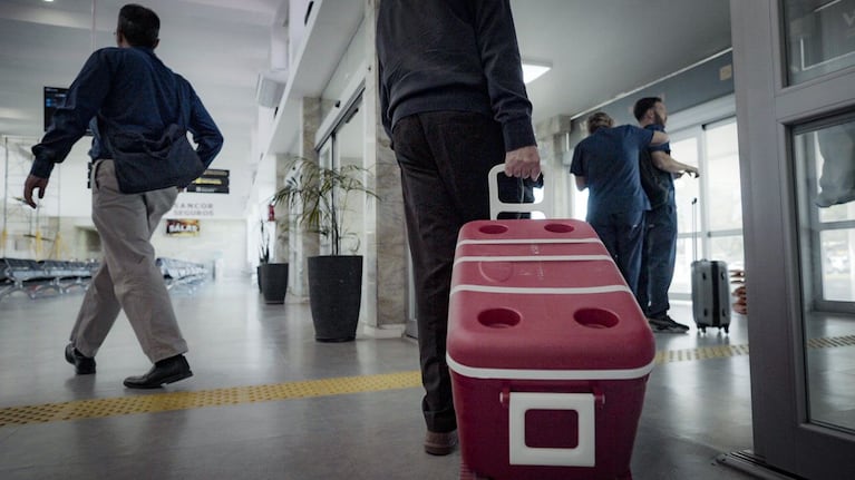 El corazón llegó desde Santa Fe a Córdoba bajo un estricto protocolo.