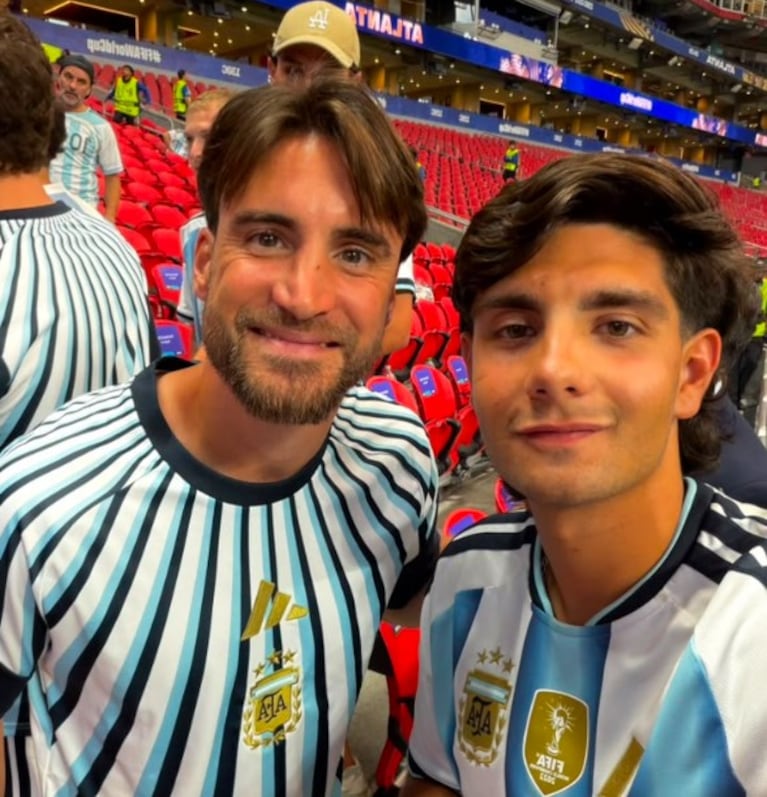 El cordobés estuvo con la Scaloneta después de la remontada con Egipto.