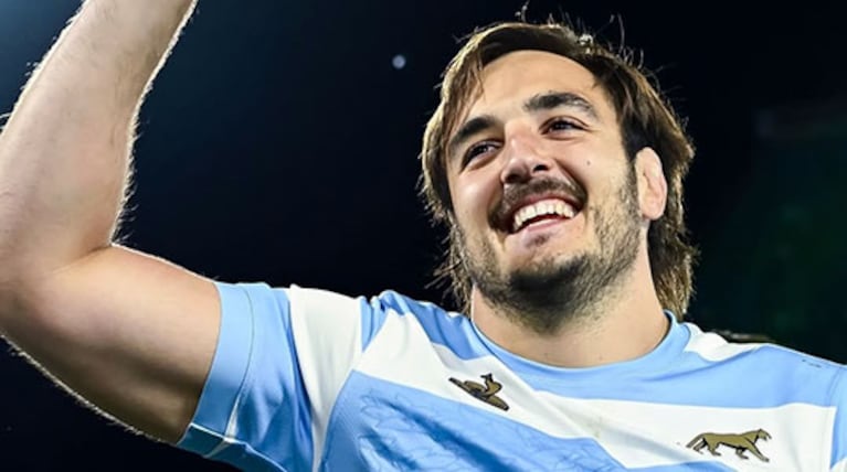 El cordobés Franco Molina, partícipe del triunfo histórico de Los Pumas ante los All Blacks.