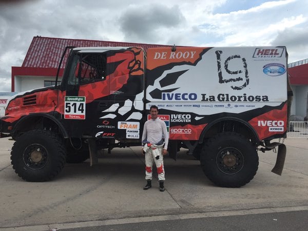 El Coyote Villagra y su camión Iveco, líderes tras la quinta etapa. 