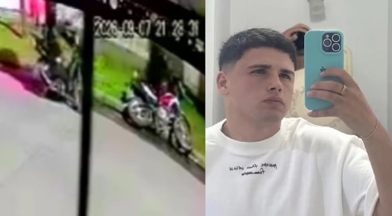 El crimen de Elías quedó grabado por las cámaras de seguridad.