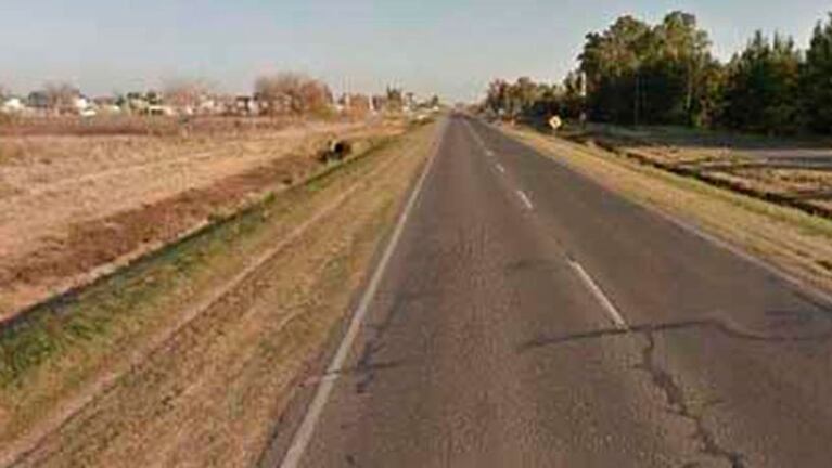 El cruce de las rutas 18 y A012 en la provincia de Santa Fe.