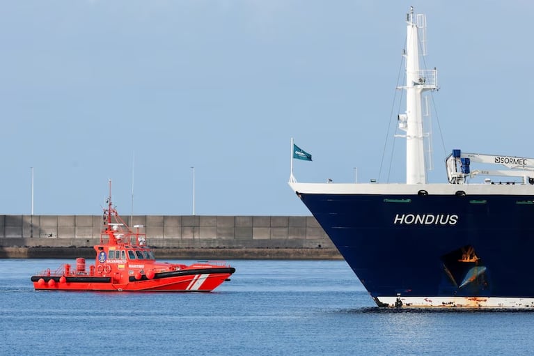 El crucero afectado