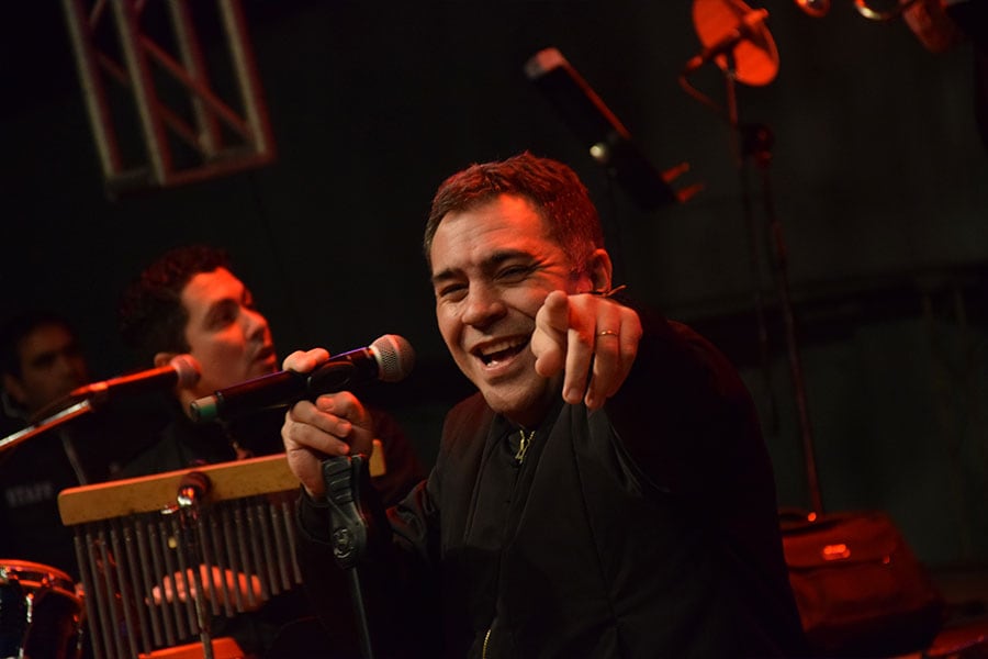 El cuartetero deslumbró a sus fanáticos con su música y su carisma. Foto: Maxi López / ElDoce.tv