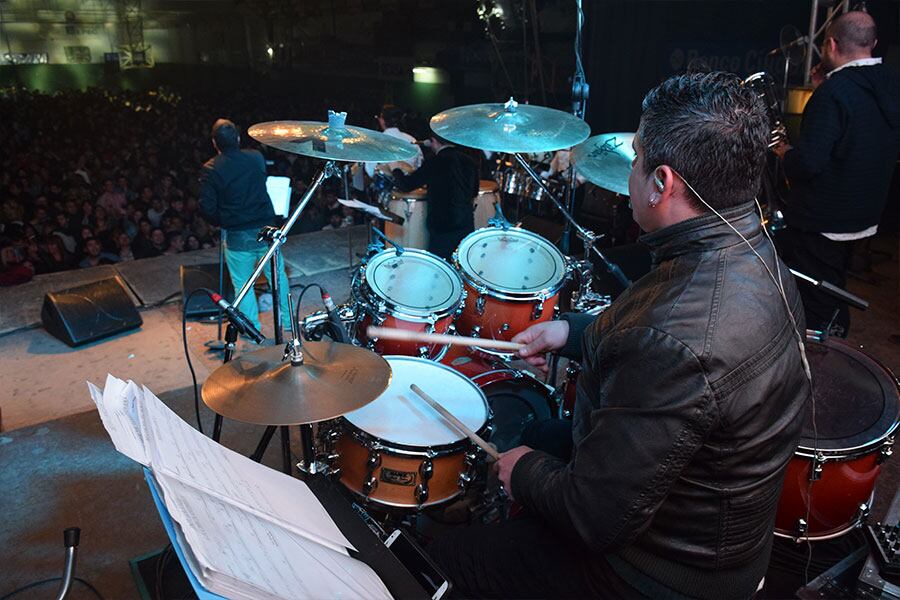 El cuartetero deslumbró a sus fanáticos con su música y su carisma. Foto: Maxi López / ElDoce.tv