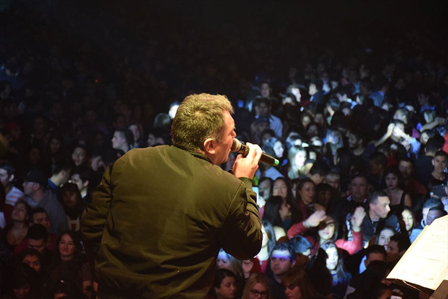 El cuartetero deslumbró a sus fanáticos con su música y su carisma. Foto: Maxi López / ElDoce.tv