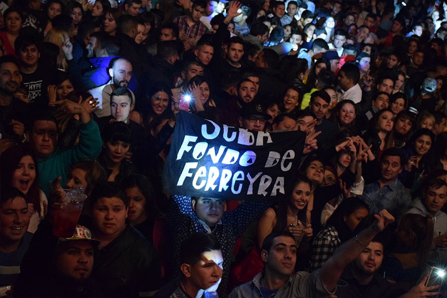 El cuartetero deslumbró a sus fanáticos con su música y su carisma. Foto: Maxi López / ElDoce.tv