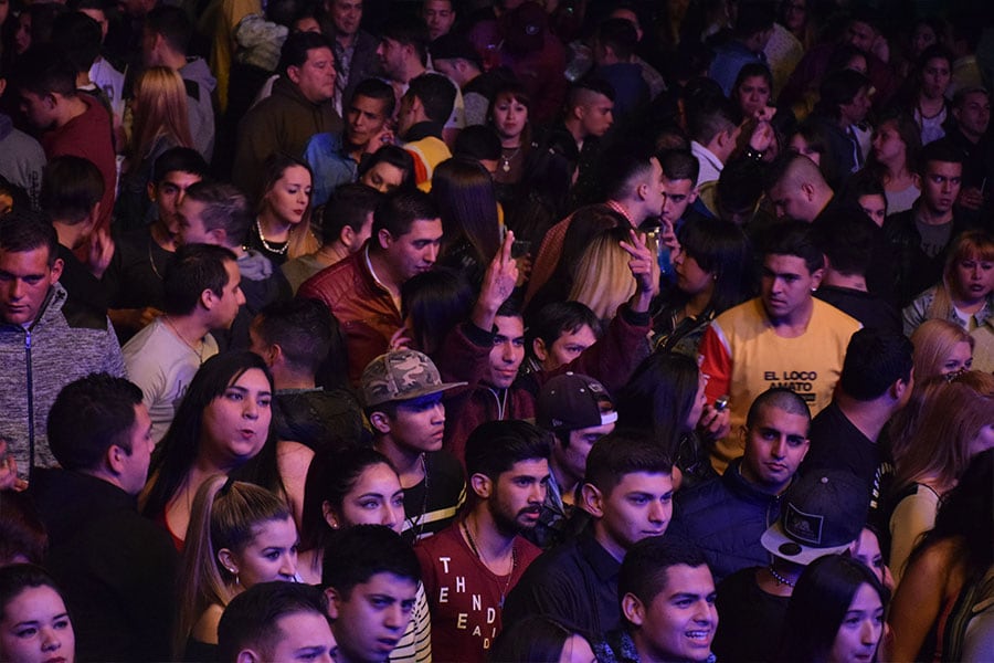 El cuartetero deslumbró a sus fanáticos con su música y su carisma. Foto: Maxi López / ElDoce.tv