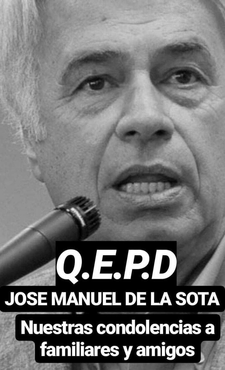 El cuarteto despide a José M. De La Sota