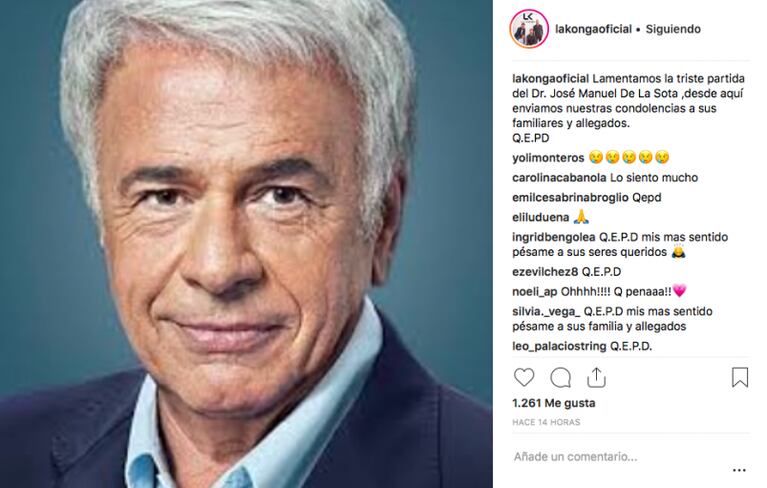 El cuarteto despide a José M. De La Sota
