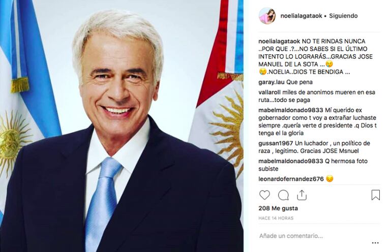 El cuarteto despide a José M. De La Sota