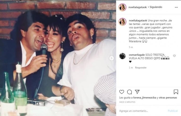 El cuarteto despide con dolor a Diego Maradona