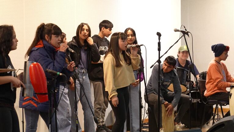 El cuarteto en el aula: encuentro intercolegial de tunga tunga