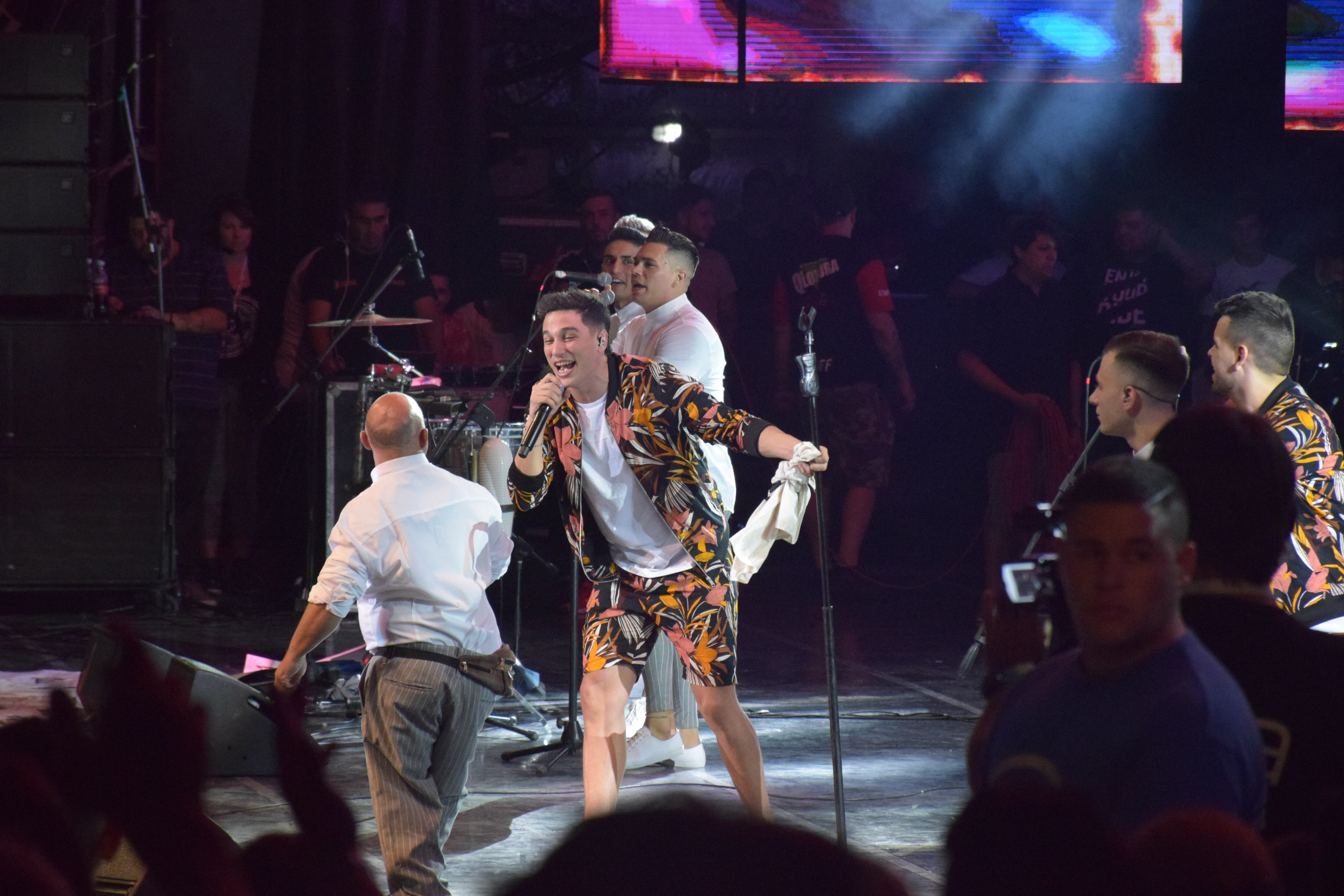 El cuarteto se lució en una noche de oro para el Festival de Peñas. Foto: Dahy Terradas/Eldoce.tv