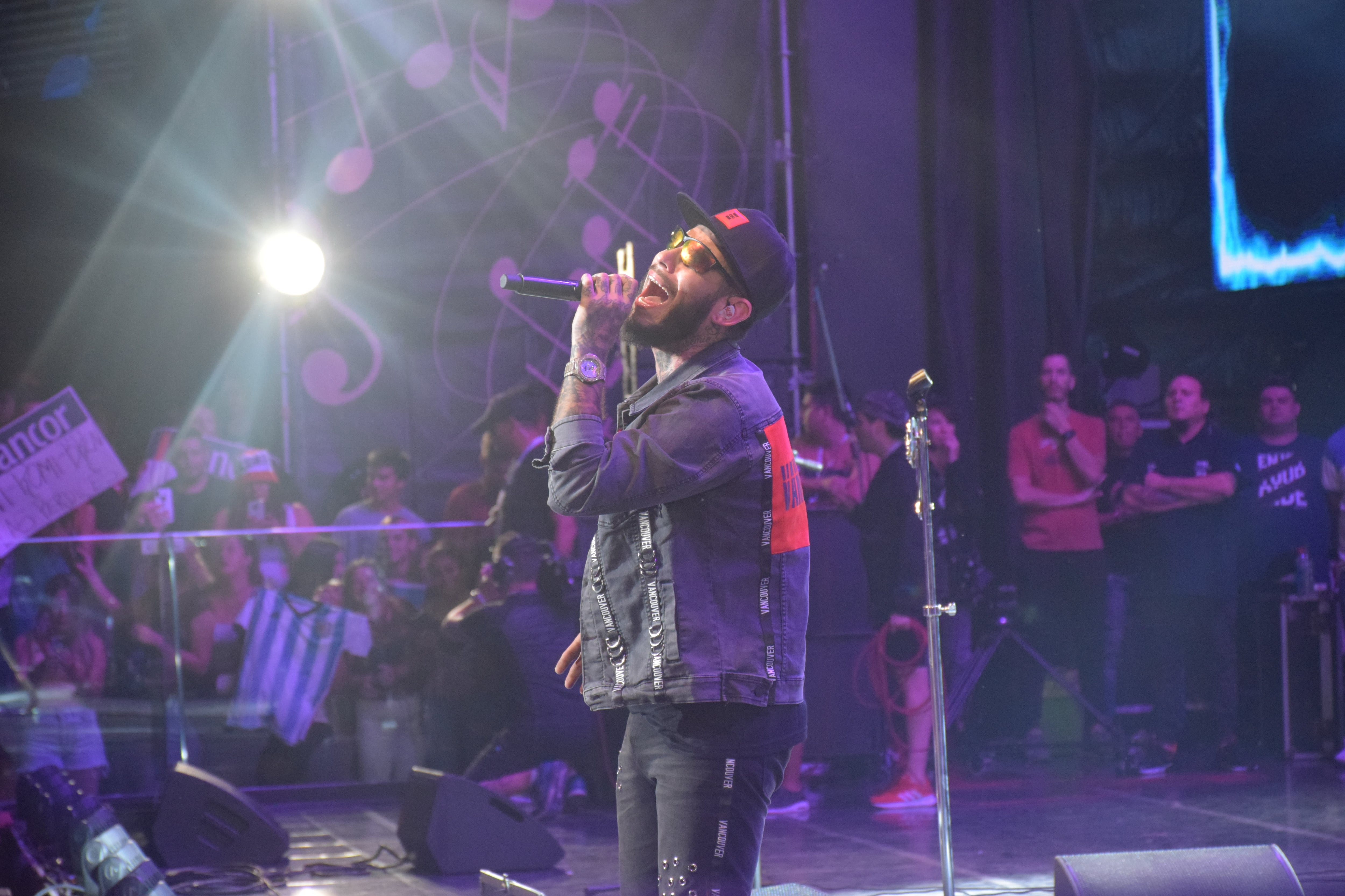 El cuarteto se lució en una noche de oro para el Festival de Peñas. Foto: Dahy Terradas/Eldoce.tv