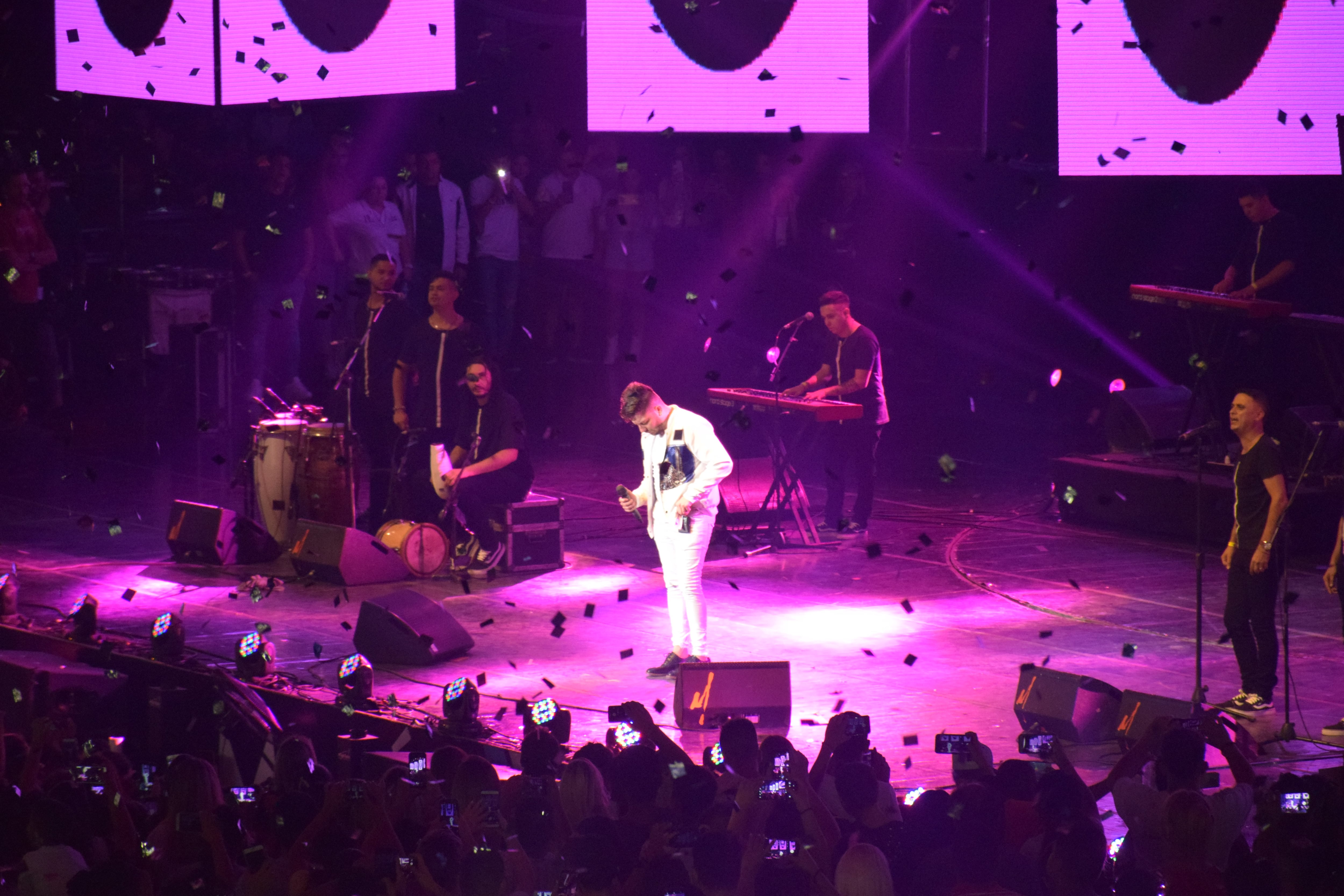 El cuarteto se lució en una noche de oro para el Festival de Peñas. Foto: Dahy Terradas/Eldoce.tv