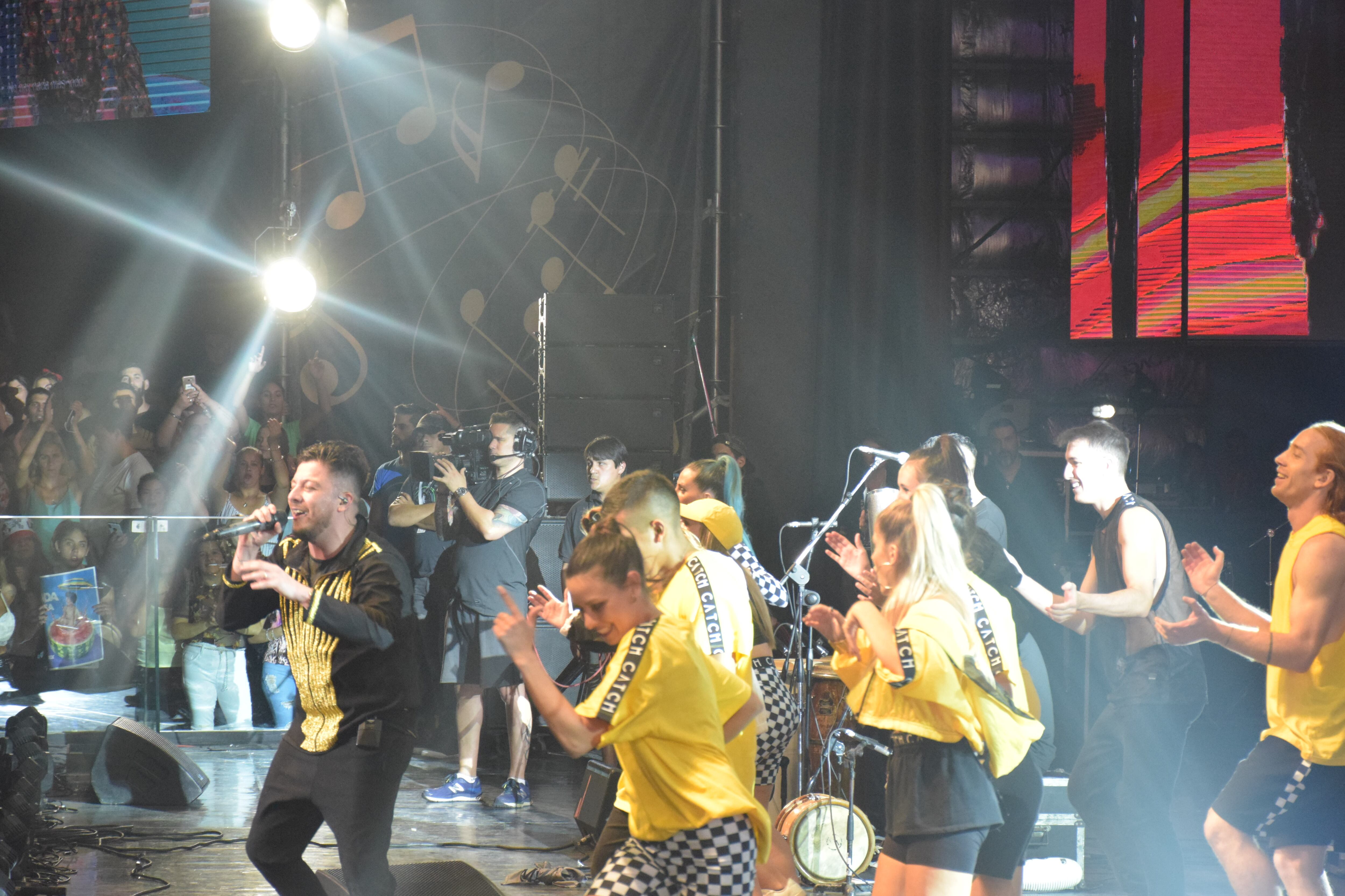 El cuarteto se lució en una noche de oro para el Festival de Peñas. Foto: Dahy Terradas/Eldoce.tv