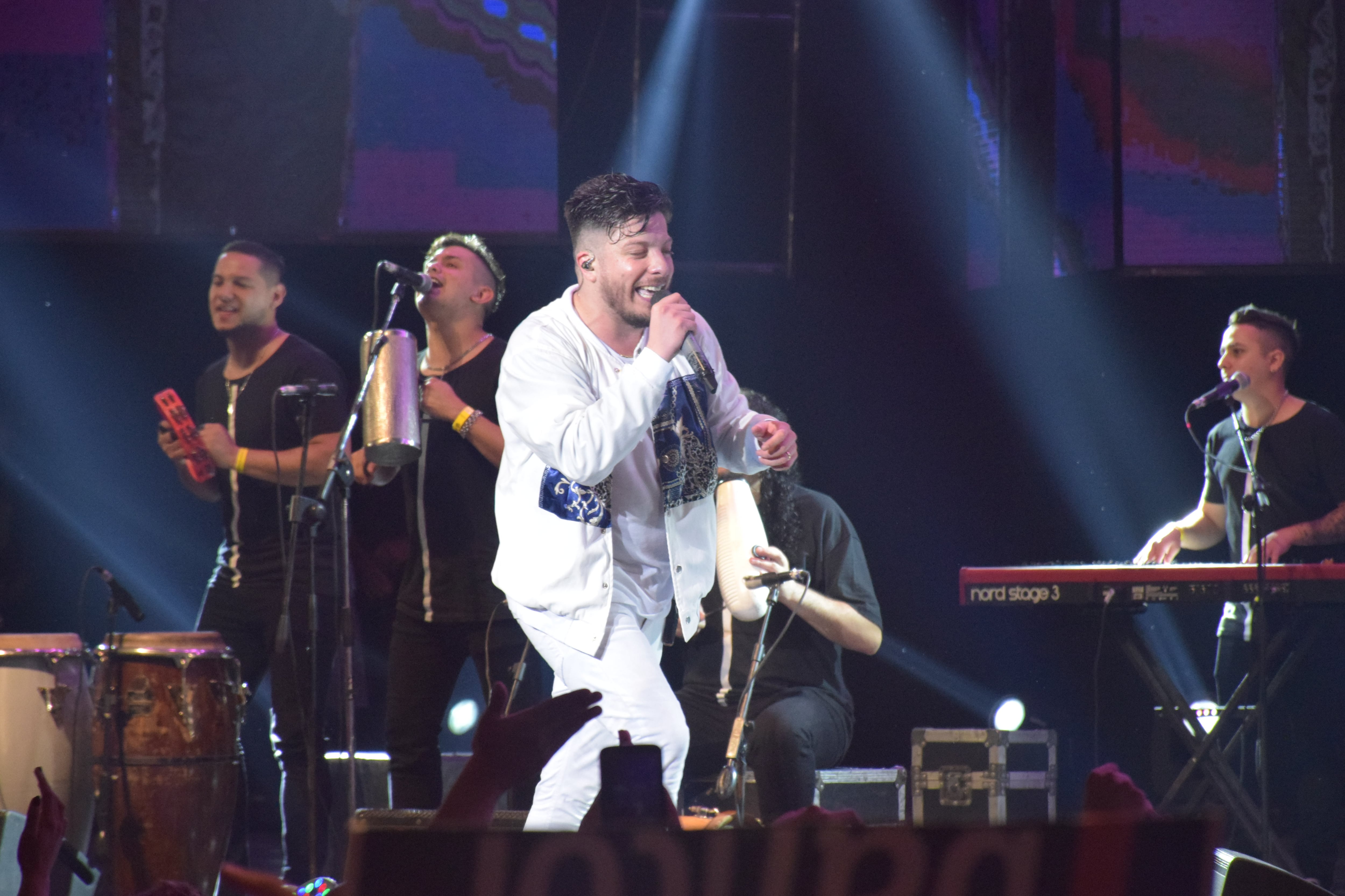 El cuarteto se lució en una noche de oro para el Festival de Peñas. Foto: Dahy Terradas/Eldoce.tv