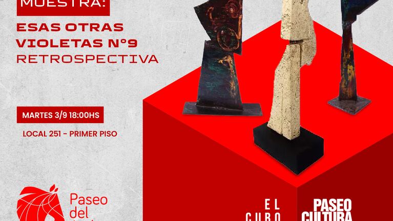 “El cubo rojo” abre sus puertas a Violeta Lemme