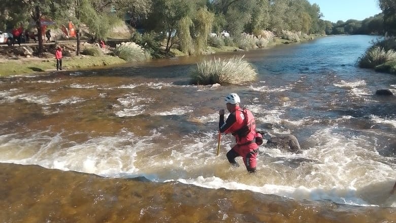 El cuerpo apareció en la zona de las cabañas El Ángel.