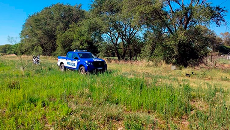 El cuerpo fue hallado en un camino rural. Foto: Villa María Vivo.