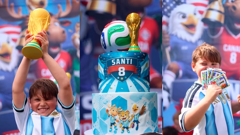 El cumpleaños del hijo del Dibu.