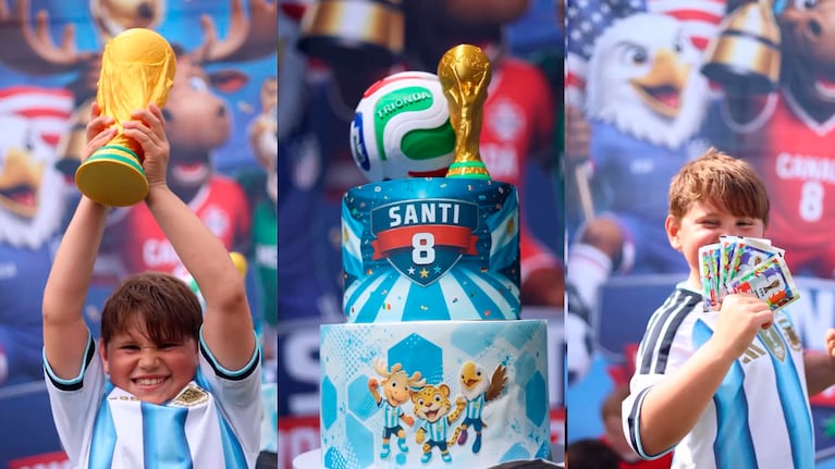 El cumpleaños del hijo del Dibu.